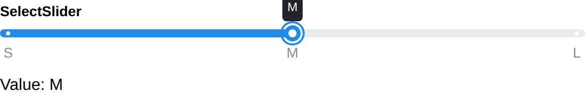 select slider component